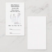 アイドクターアポイントメントリマインダー名刺 予約カード (正面/裏面)