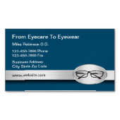 アイドクタービジョン気に磁気名刺 マグネット名刺 (正面)