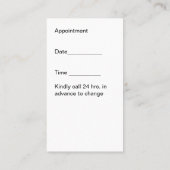 アイドクターメディカルアポイントメントバジェットビジネス 名刺 (裏面)