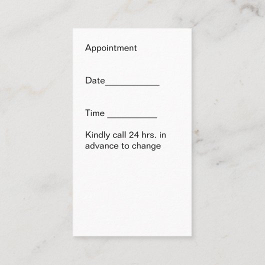 アイドクターメディカルアポイントメントバジェットビジネス 名刺 (裏面)