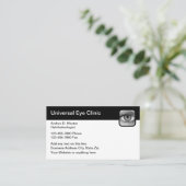 アイドクターヴィジョン気にビジネスカード 名刺 (スタンド正面)