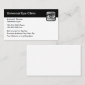 アイドクターヴィジョン気にビジネスカード 名刺 (正面/裏面)