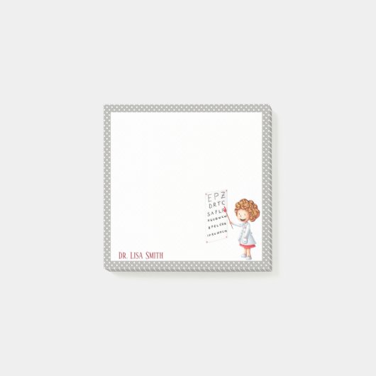 アイドクター、ナースパーソナライズされたがノートを投稿 ポストイット (正面)