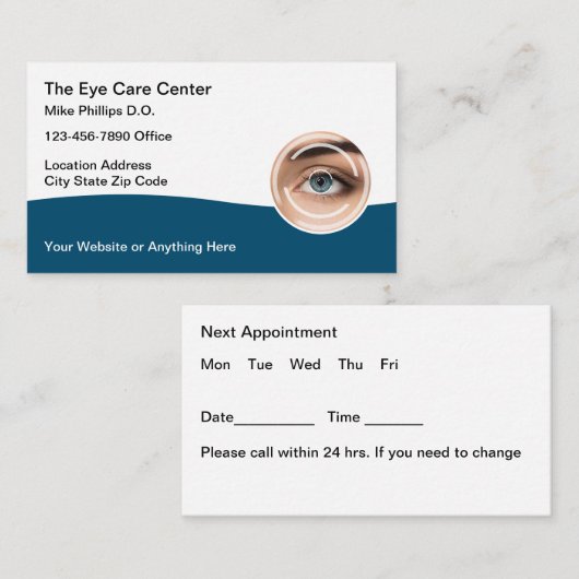 アイドク気にターアポイントメント名刺 名刺 (正面/裏面)