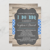 アイドバーベオールド素朴バーン婚約招待状 招待状 (正面/裏面)