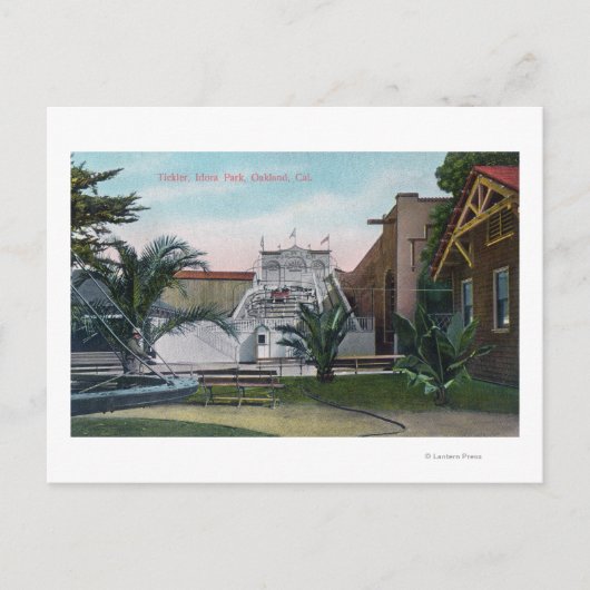 アイドラパークでチックラーに乗る景色 ポストカード (正面)