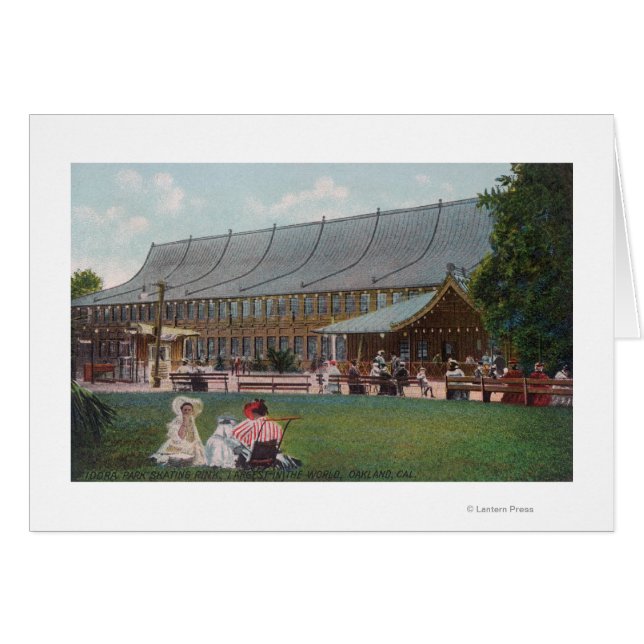 アイドラパークの外観スケートで滑るリンク (正面横)