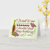 アイドリンクワインおもしろい引用文 カード (黄色い花)