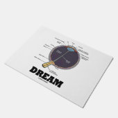 アイドリーム解剖学的な人間の眼球ユーモア ドアマット (アングル)