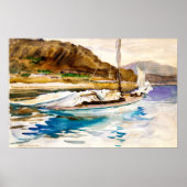 アイドルセイルズ(1913) by John Singer Sargent ポスター (正面)