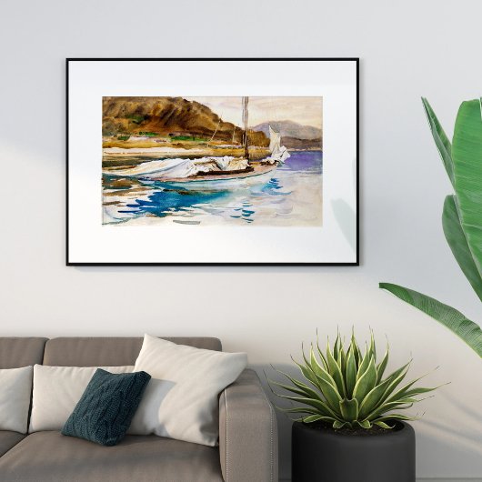 アイドルセイルズ(1913) by John Singer Sargent ポスター