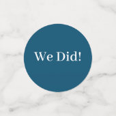 アイドーBBQ婚約ブライダルシャワー コンフェッティ (スモール正面)