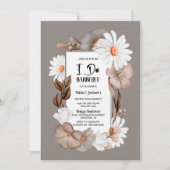 アイドーBBQ春秋婚約パーティ 招待状 (正面)