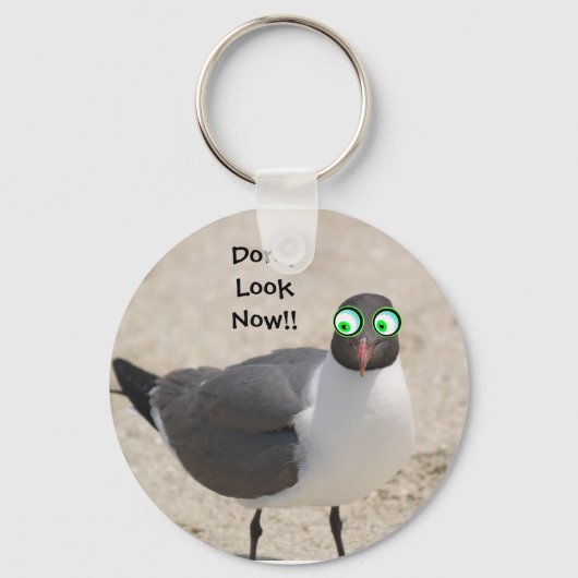 アイド熱狂するシーガルル キーホルダー (正面)