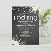 アイドBBQ婚約パーティカップル 招待状 (スタンド正面)