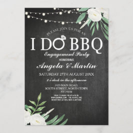 アイドBBQ婚約パーティカップル 招待状