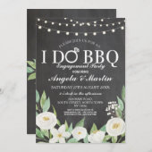 アイドBBQ婚約パーティカップル 招待状 (正面/裏面)