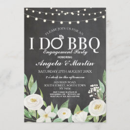 アイドBBQ婚約パーティカップル 招待状