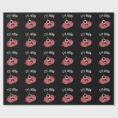 アイニオンオおもしろいネギプンダークBG ラッピングペーパー (フラット)