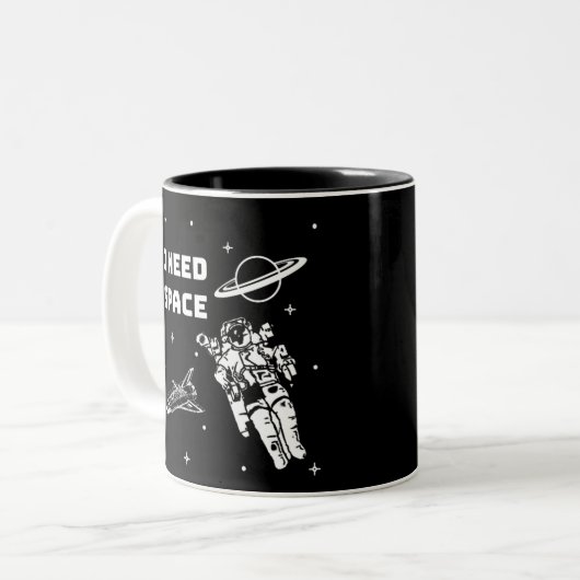 アイニーズ宇宙宇宙ギーク ツートーンマグカップ (正面左)
