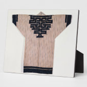 アイヌのコート19世紀 フォトプラーク (側面)