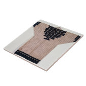 アイヌ語のコート、19世紀 タイル (側面)