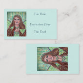 アイヌ・アイルランドの女神フェアリーbyルネ・ラヴォワ 名刺 (正面/裏面)