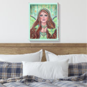 アイネアイルランドの女神フェアリーbyルネ・ラボイキャンバスPr キャンバスプリント (インサイチュ (寝室))