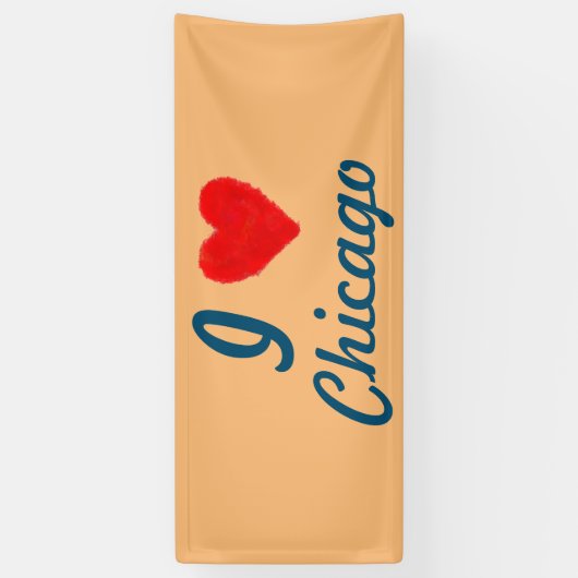 アイハートシカゴ 横断幕 (縦)
