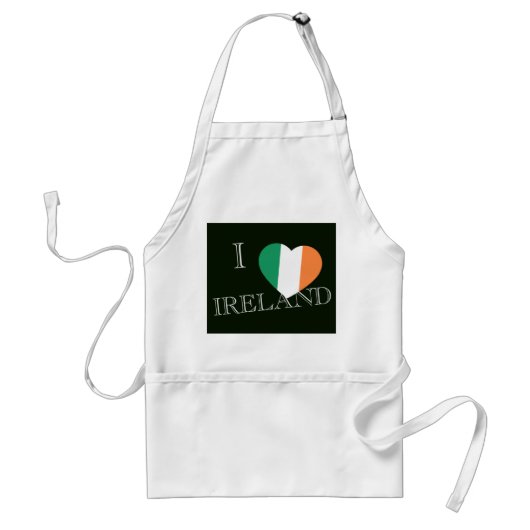 アイハートフラッグのアイルランド スタンダードエプロン (正面)