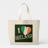 アイハートフラッグアイルランドwt jtcnt ラージトートバッグ (裏面)