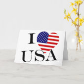 アイハートフラッグUSA bk gccnt カード (黄色い花)