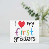 アイハートマイ1年生先生ラブ ポストカード (スタンド正面)