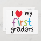 アイハートマイ1年生先生ラブ ポストカード (正面/裏面)
