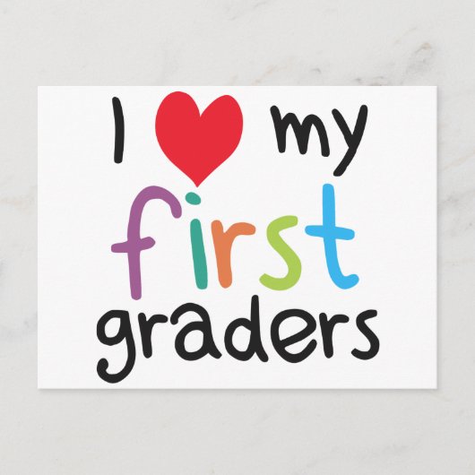 アイハートマイ1年生先生ラブ ポストカード (正面)
