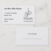 アイバイクダルース 予約カード (正面/裏面)