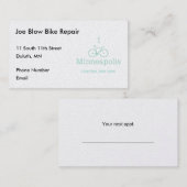 アイバイクミネアポリス 予約カード (正面/裏面)