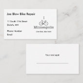 アイバイクミネアポリス 予約カード (正面/裏面)