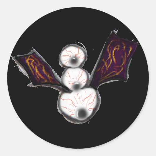 アイバットモンスターシール ラウンドシール (正面)