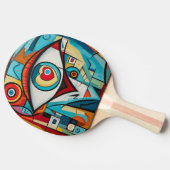 アイバレンタインハートラブアールデコ 卓球ラケット (横)