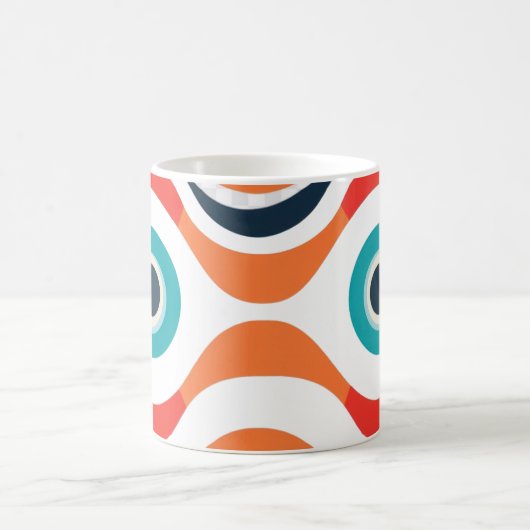 アイパターン コーヒーマグカップ (中央)