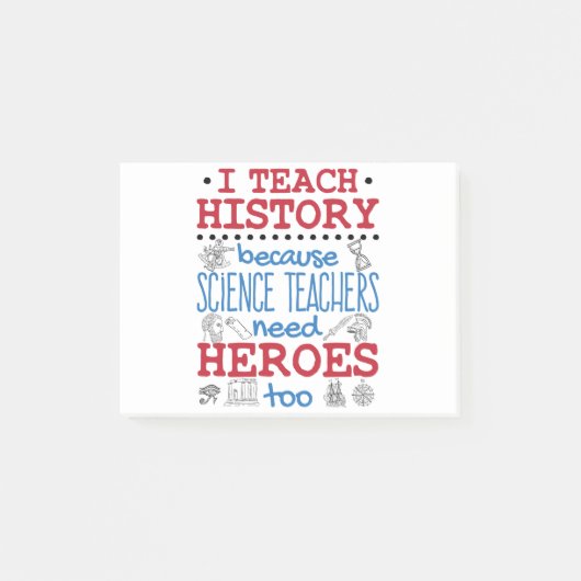 アイヒ教えストリー社会勉強先生 ポストイット (正面)