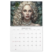 アイビーとこうもりアートカレンダー カレンダー (2月 2027)