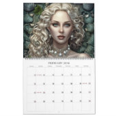 アイビーとこうもりアートカレンダー カレンダー (2月 2026)