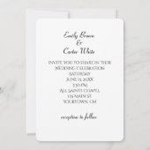 アイビーとアンパサンド結婚ーズ 招待状 (裏面)