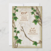 アイビーとウィローの結婚式招待状-リース1 招待状 (裏面)