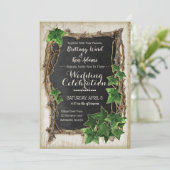 アイビーとウィロー　結婚式招待状 招待状 (スタンド正面)