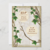 アイビーとウィロー　結婚式招待状 招待状 (裏面)