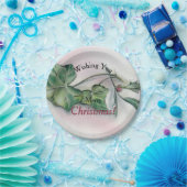 アイビーとホリーのクリスマス ペーパープレート (パーティー)