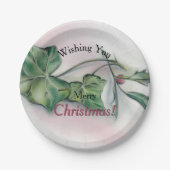 アイビーとホリーのクリスマス ペーパープレート (正面)